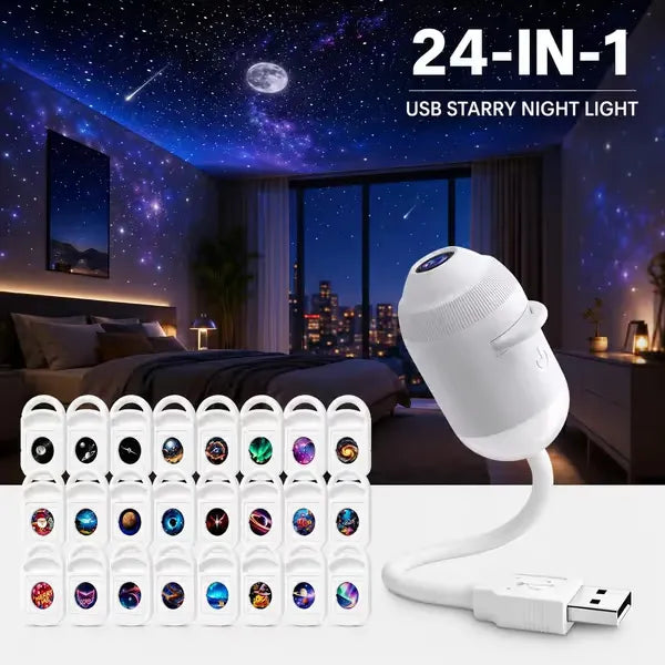 ✨ Plug-and-Play HD Star Projector