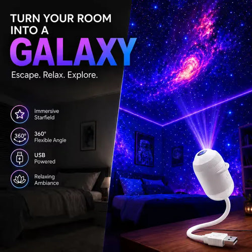 ✨ Plug-and-Play HD Star Projector