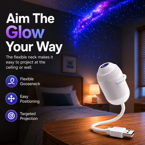 ✨ Plug-and-Play HD Star Projector