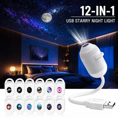 ✨ Plug-and-Play HD Star Projector