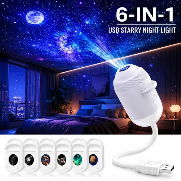 ✨ Plug-and-Play HD Star Projector